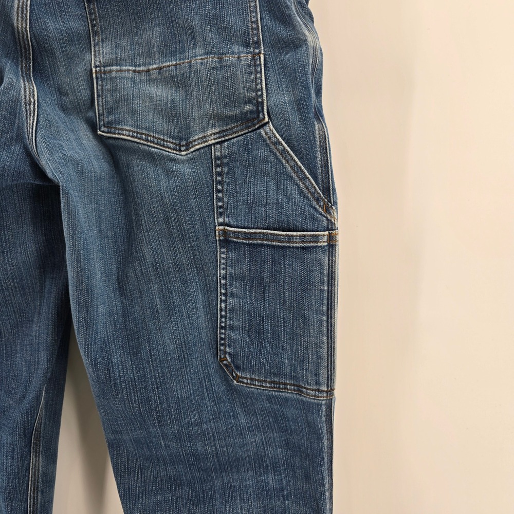Duluth Trading Co Carpenter Jeans Mens Ballroom Double Flex Blue 36x34 - Picture 5 of 12